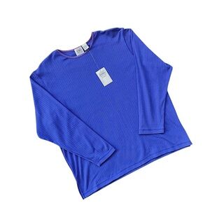 Vintage NWT Jason Maxwell Royal Blue Ribbed Top